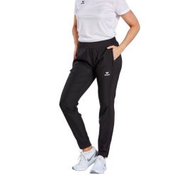 Damskie spodnie do joggingu Erima Change. Czarne spodnie materiałowe damskie Erima, bez wzorów, sportowe. W wyprzedaży za 153.50 zł.