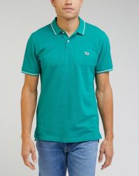 LEE PIQUE MĘSKA KOSZULKA POLO POLÓWKA ENIGMA L61ARLA12 112330617. Koszulki polo męskie Lee, l, bez wzorów, bez ramiączek. Za 99.99 zł.