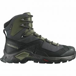 Buty górskie Salomon Quest Element Gore-Tex. Czarne buty trekkingowe męskie Salomon, z gore-texu, za kostkę, bez zapięcia, trekkingowe, gore-tex. Za 943.00 zł.