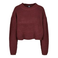 Oversizowa Bluza Damska Z Szerokimi Rękawami. Czerwone bluzy bez kaptura damskie Urban Classics, xl. Za 155.99 zł.