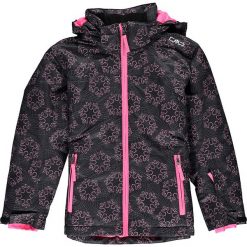 Kurtka narciarska w kolorze czarno-różowym. Czarne kurtki i płaszcze dziewczęce CMP Kids, bez wzorów, z syntetyku, bez kaptura. W wyprzedaży za 165.95 zł.