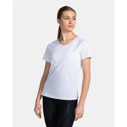 Koszulka damska Kilpi Dima. Białe t-shirty damskie Kilpi, l, bez wzorów, bez kołnierzyka. Za 81.23 zł.