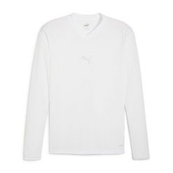Koszulka termoaktywna z długim rękawem Puma teamGoal. Białe t-shirty sportowe męskie Puma, m, bez ramiączek, do piłki nożnej. Za 193.50 zł.