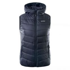 Kamizelka damska pikowana Hi-Tec Lady Solnis - czarna, Rozmiar S. Czarne kamizelki damskie Hi-tec, s. Za 134.99 zł.