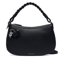 Torebka Armani Exchange. Czarne torebki klasyczne damskie Armani Exchange, bez wzorów, bez dodatków. Za 669.99 zł.