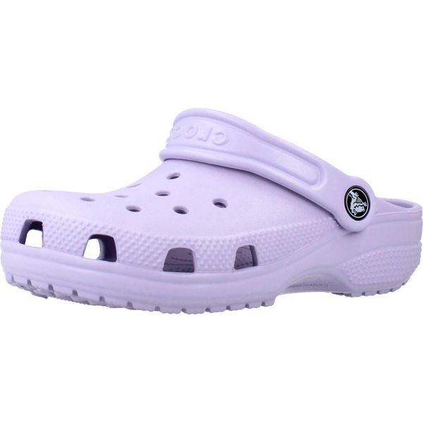Sandały CROCS CLASSIC CLOG K Fioletowy. Fioletowe sandały damskie Crocs, z gumy, bez zapięcia. Za 188.99 zł.