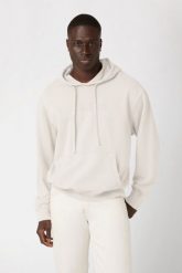 GUESS Beżowa bluza męska Finch Terry. Białe bluzy bez kaptura męskie Guess, l, z bawełny. W wyprzedaży za 355.99 zł.