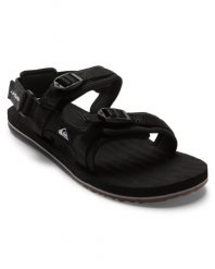 Sandały dla Mężczyzn MONKEY CAGED Czarny. Czarne sandały męskie Quiksilver, z gumy, bez zapięcia. Za 239.99 zł.