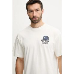 Koszulka MLB New York Yankees In The Paper Foundation. Brązowe t-shirty damskie 47 Brand, s, bez wzorów, z materiału, bez kołnierzyka. Za 175.00 zł.