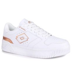 Buty damskie sportowe Lotto SCOPI GC. Białe buty sportowe na co dzień damskie Lotto, bez wzorów, z jeansu, trekkingowe. Za 109.00 zł.
