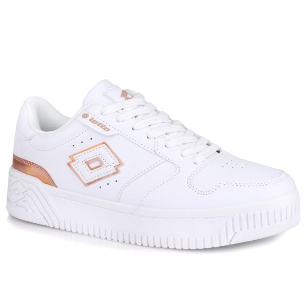 Buty damskie sportowe Lotto SCOPI GC. Białe buty sportowe na co dzień damskie Lotto, bez wzorów, z jeansu, trekkingowe. Za 109.00 zł.