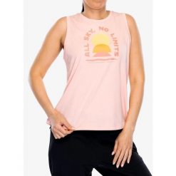 Top damski Columbia Ruby Springs Graphic Tank. Czerwone topy damskie Columbia, bez wzorów, bez ramiączek. Za 78.99 zł.