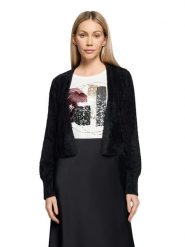 BETTY & CO Kardigan w kolorze czarnym rozmiar: 40. Czarne kardigany damskie Betty & Co., bez wzorów. Za 134.95 zł.