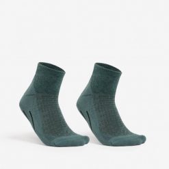 Skarpety turystyczne Quechua Hike 100 mid x 2. Skarpetki damskie QUECHUA, bez wzorów, z bawełny. Za 34.99 zł.