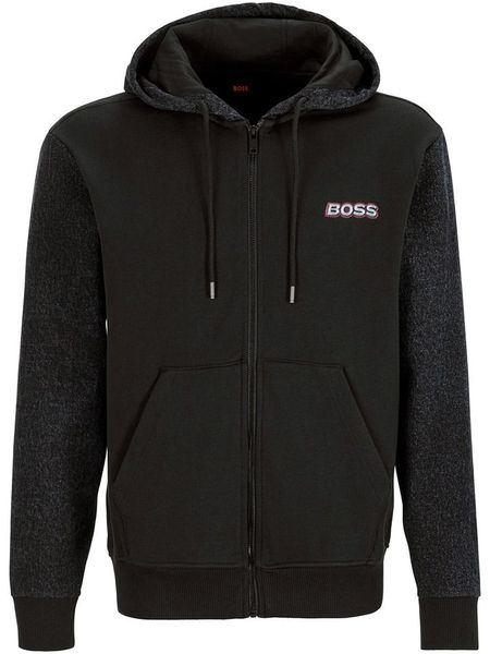 BOSS Orange Bluza w kolorze czarnym rozmiar: L. Czarne bluzy z kapturem męskie Boss Orange, l, z bawełny. Za 325.03 zł.