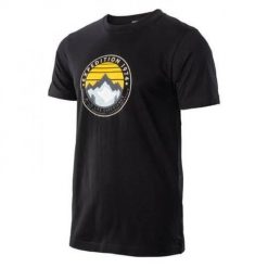 Koszulka sportowa męska Hi-Tec Zergo. Czarne t-shirty sportowe męskie Hi-tec, m, bez ramiączek. Za 114.00 zł.