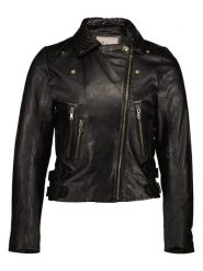 7eleven Skórzana kurtka "Luxy" w kolorze czarnym rozmiar: 44. Czarne kurtki damskie 7eleven, bez wzorów, z materiału, bez kaptura. Za 609.17 zł.