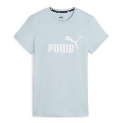 Koszulka sportowa damska Puma K15587. Niebieskie bluzki sportowe damskie Puma, m, bez kołnierzyka, bez ramiączek. Za 101.90 zł.