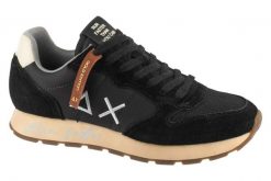Buty sportowe Sneakersy męskie, Tom Vintage. Czarne buty sportowe na co dzień męskie SUN68, z materiału, bez zapięcia, trekkingowe. Za 499.99 zł.