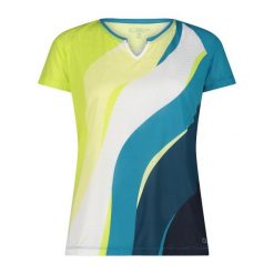 Koszulka damska turystyczna CMP 35N6666. Zielone bluzki sportowe damskie CMP, m, bez wzorów, bez ramiączek. W wyprzedaży za 125.99 zł.