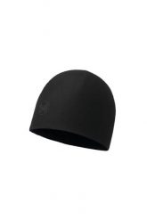 Czapka trekkingowa Ecostretch Beanie. Czarne czapki męskie Buff, bez wzorów, z dzianiny. Za 94.99 zł.