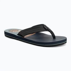 Japonki męskie Rip Curl Ripper Bloom. Niebieskie klapki i japonki męskie Rip Curl, z materiału. Za 94.99 zł.