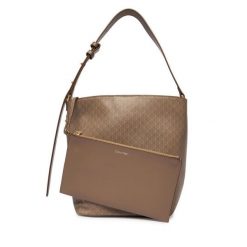 Torebka Calvin Klein. Brązowe torebki klasyczne damskie CALVIN KLEIN, bez wzorów, bez dodatków. Za 529.99 zł.