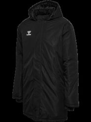 Hummel Kurtka hmlAUTHENTIC BENCH JACKET Czarna Poliester. Czarne kurtki damskie HUMMEL, xl, bez wzorów, z poliesteru, bez kaptura. Za 353.50 zł.