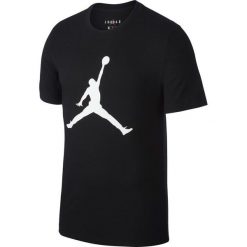 T-shirt do koszykówki męski Nike Jordan Jumpman czarny. Czarne t-shirty męskie Nike, m, bez wzorów, bez kołnierzyka. Za 209.99 zł.