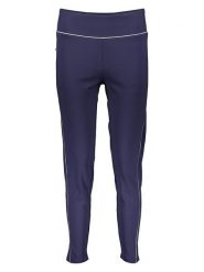 Copenhagen Studios Legginsy sportowe w kolorze granatowym rozmiar: M. Niebieskie legginsy damskie Copenhagen Studios, m, bez wzorów, z materiału, z podwyższonym stanem, outdoorowe. Za 109.78 zł.