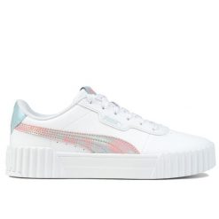Buty damskie sportowe Puma CARINA 3,0 SPACE BELLE JR. Białe buty sportowe na co dzień damskie Puma, bez wzorów. Za 169.00 zł.