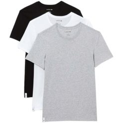 T-shirt męski sportowy Lacoste TH3451-00-BXY 3pack. T-shirty męskie Lacoste, m, bez wzorów, bez kołnierzyka. Za 219.00 zł.
