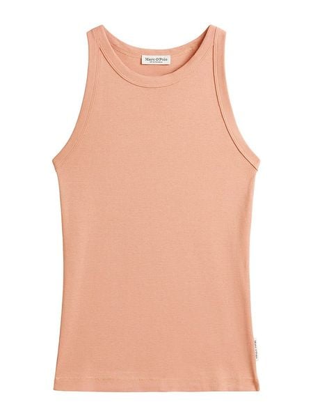 Marc O´Polo Top w kolorze jasnoróżowym rozmiar: XL. Różowe topy damskie xl, bez wzorów, z bawełny, bez kołnierzyka. Za 74.28 zł.