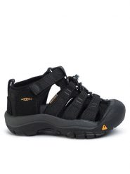 Keen Sandały Newport H2 1022824 Czarny. Czarne sandały chłopięce Keen, z materiału, bez zapięcia. Za 299.99 zł.