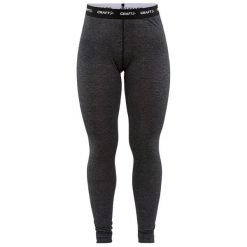 Damskie spodnie dresowe z wełny merynosów Craft Core. Czarne spodnie sportowe damskie Craft, z dresówki, do biegania. Za 322.00 zł.