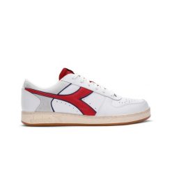 Trampki DIADORA MAGIC BASKET LOW ICONA. Białe trampki i tenisówki męskie Diadora, bez wzorów, z materiału, bez zapięcia. Za 199.99 zł.