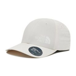 Czapka z daszkiem The North Face. Białe czapki z daszkiem damskie The North Face, bez wzorów. Za 79.99 zł.