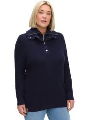 WITT WEIDEN Sweter w kolorze granatowym rozmiar: 36. Niebieskie golfy damskie WITT WEIDEN, ze skóry, bez kołnierzyka. Za 43.99 zł.