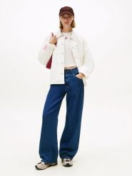 TOMMY JEANS Dżinsy - Comfort fit - w kolorze granatowym rozmiar: W27/L30. Niebieskie jeansy damskie Tommy Jeans. Za 266.03 zł.