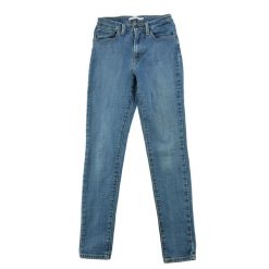 Levi Strauss damskie spodnie jeansowe 721 High Rise Skinny. Niebieskie spodnie materiałowe damskie Levi's, l, z jeansu. Za 127.76 zł.