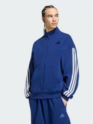 Adidas Bluza Adidas Kit 3-Stripes KW2356 Niebieski Regular Fit. Niebieskie bluzy bez kaptura męskie Adidas, m, z bawełny. Za 269.99 zł.