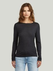 G-Star Koszulka w kolorze czarnym rozmiar: XS. Czarne bluzki damskie G-Star, xs, bez wzorów, bez kołnierzyka. Za 91.56 zł.