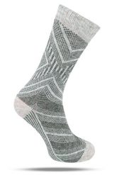Ciepłe Wełniane Skarpetki Zimowe - Popielate ze Wzorem. Szare skarpetki męskie His Story, bez wzorów, z elastanu. Za 39.99 zł.