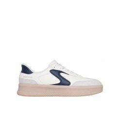 Buty sportowe sneakersy damskie Skechers Lifted Luxe Slip-Ins. Niebieskie buty sportowe na co dzień damskie Skechers, bez wzorów. Za 319.00 zł.