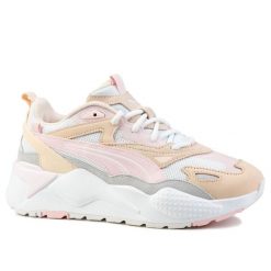 Buty damskie sneakersy sportowe Puma RS-X EFEKT PRM. Białe buty sportowe na co dzień damskie Puma, bez wzorów, z materiału, trekkingowe. Za 279.00 zł.