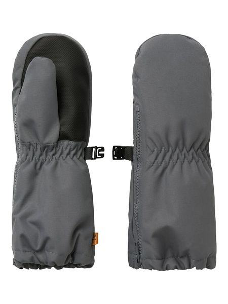 Lil Atelier Rękawiczki w kolorze szarym rozmiar: 4. Szare rękawiczki dziecięce Lil' Atelier, ze skóry, bez ramiączek. Za 95.92 zł.