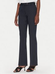 Fracomina Spodnie materiałowe FR25SVA004W761D4 Granatowy Slim Fit. Niebieskie spodnie materiałowe damskie Fracomina, bez wzorów, z materiału. Za 329.99 zł.