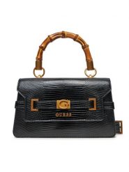 Guess Torebka HWKB95 06200 Czarny. Czarne torebki klasyczne damskie Guess, z aplikacjami, ze skóry, bez dodatków. Za 389.99 zł.