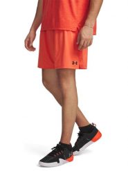 Under Armour Szorty sportowe "Tech Vent 7" w kolorze pomarańczowym rozmiar: XL. Pomarańczowe szorty męskie Under Armour, xl, z materiału. Za 101.94 zł.