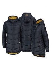 Sublevel Płaszcz pikowany w kolorze granatowym rozmiar: XL. Niebieskie płaszcze damskie Sublevel, xl, bez wzorów. Za 226.24 zł.